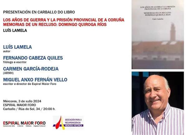 Presentacion Luis Lamela en Carballo