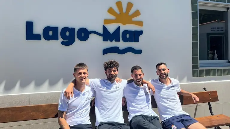 4 muxians no Camping Lago Mar