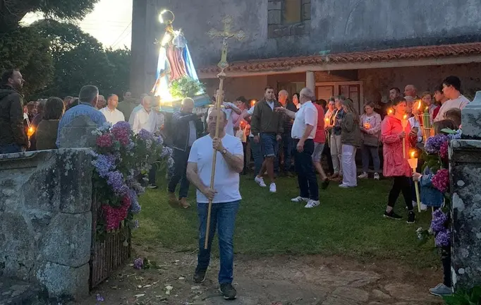 Procesion das Antorchas da Festa de Oca