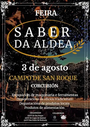 Cartel Feira S Roque Corcubion