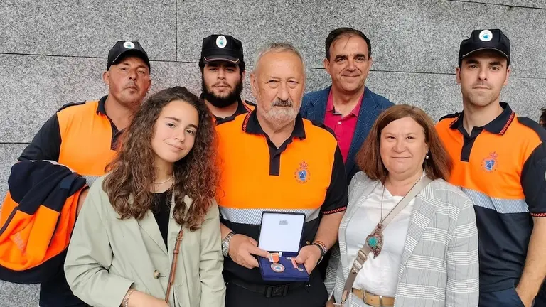 José Marcote, xefe da Agrupación de Protección Civil de Fisterra