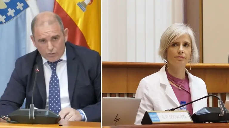 Alfredo Silva Sergas e Patricia Iglesias PSOE