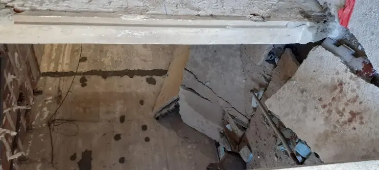 explosión con feridos