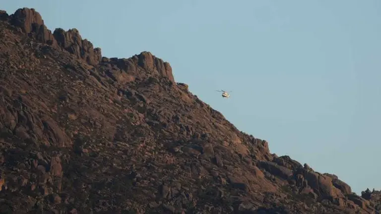 Helicoptero no Monte Pindo
