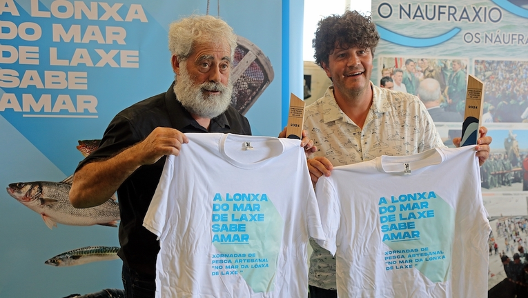 Carlos Blanco e Tourinan embaixadores do peixe de Laxe