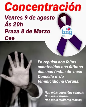 concentracion bng cee feminicidio