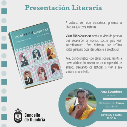 presentación libro ANA ESCUDERO VIDAS TRANSGRESORAS