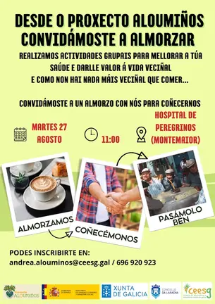 Almorzo con Alouminos na Laracha