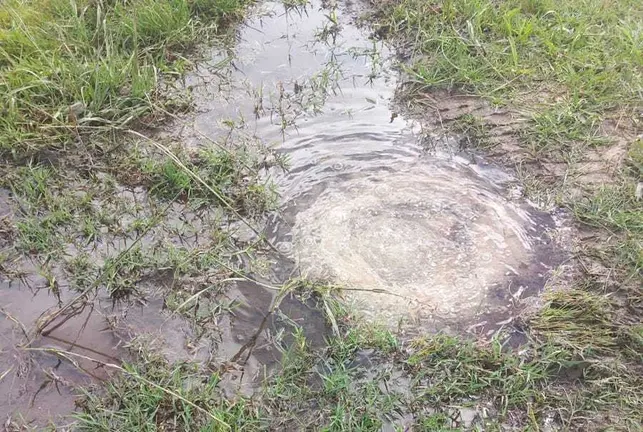 Rede de saneamento obsoleta en Muxia