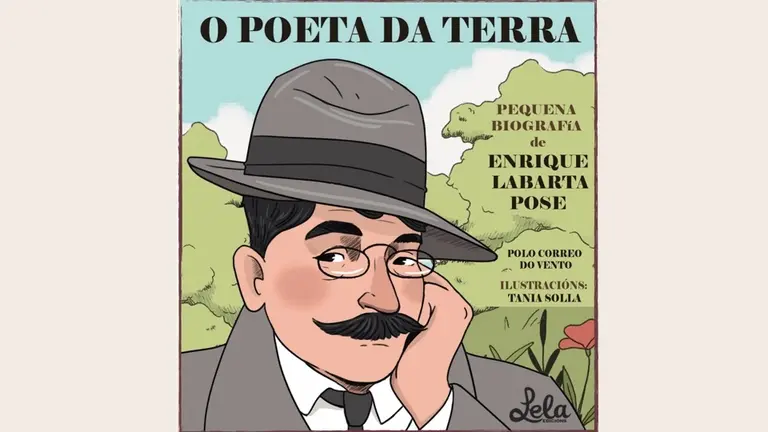O poeta da Terra-Libro Infantil Enrique Labarta pose