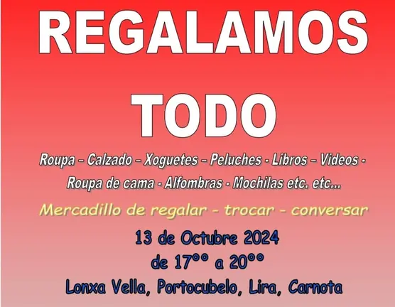 Mercadillo de Troco en Carnota