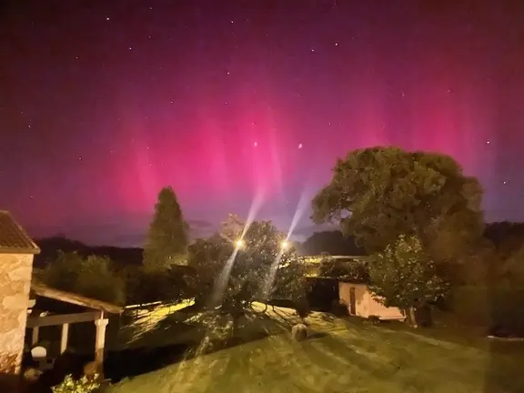 Aurora Boreal en Vilaestose.Muxia-Rebeca Rodriguez Romar copia