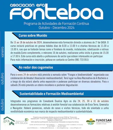 Programa Actividades Fonteboa Outubro 2024
