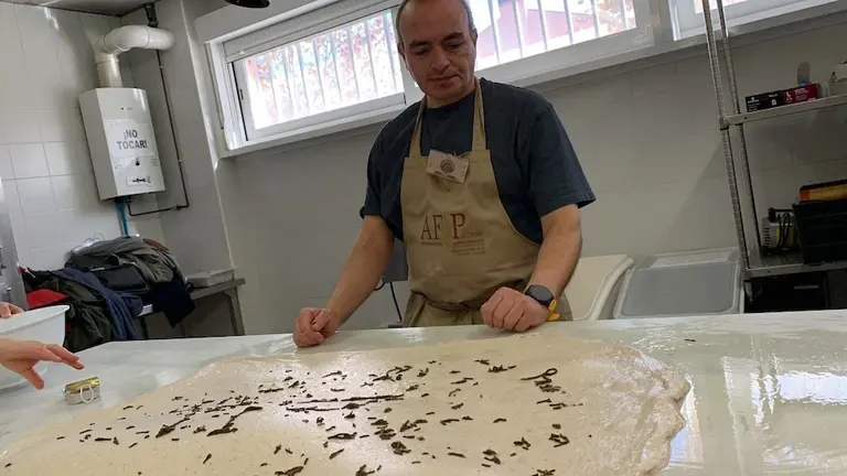 Juan Luis Estevez nunha xornada coa Asociacion de Fabricantes de Pan de Coruna