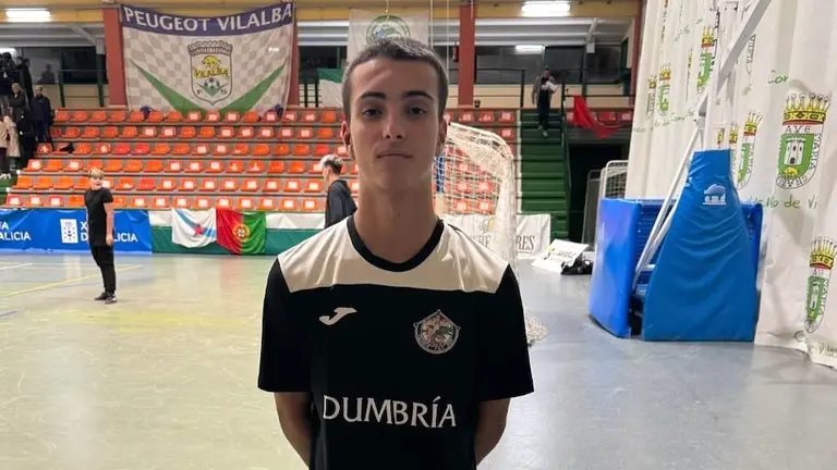 O cadete Mario Ferreiro debutou co Fisober Senior