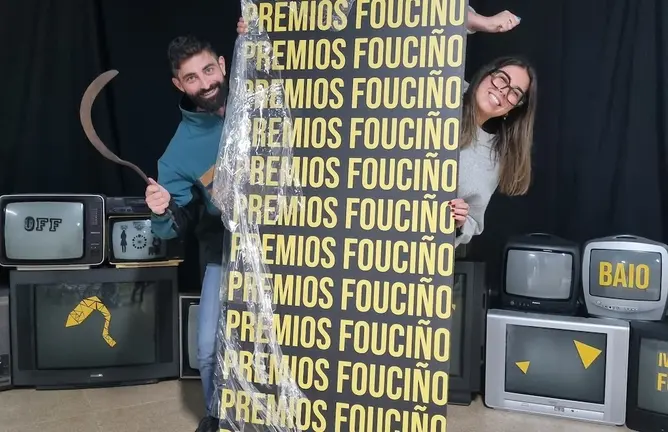roi-mira-candela-queijeiro nos Premios Foucino