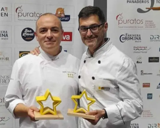 Juan Luis Estevez e Fernando Espasandin panadeiros TOP 50 Espana