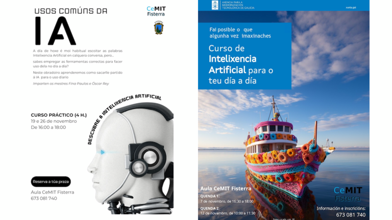 Cursos Intelixencia Artificial Aula Cemit Fisterra