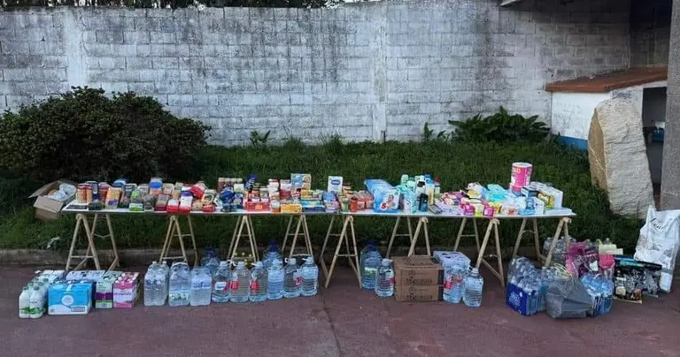 Produtos recollidos en Pedra Queimada