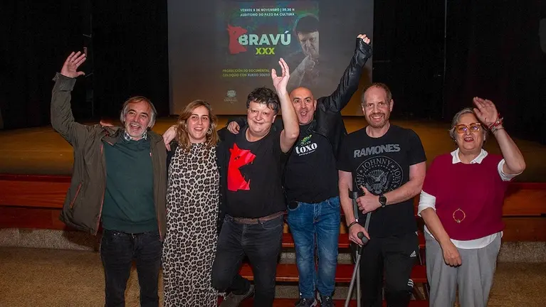 Presentando o documental Bravu XXX en Carballo 2