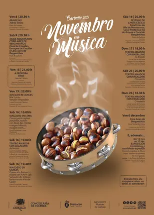 Programa Novembro con Musica Carballo 2024