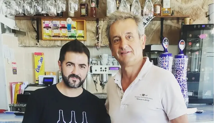 Carlos Pineiro do Arco da Vella con Luis Moya