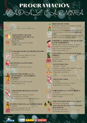 Cartel NADAL Carnota 2024