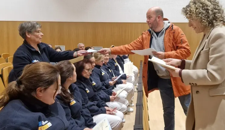 Obradoiro de Emprego Carballo Coida diplomas