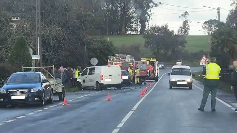 accidente mortal en Mazaricos