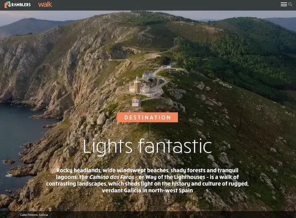 Camino dos Faros en Rambels Assotiation