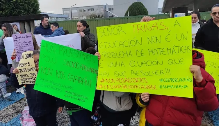 Concentracion da ANPA A Granxa CEIP Bergantinos 3