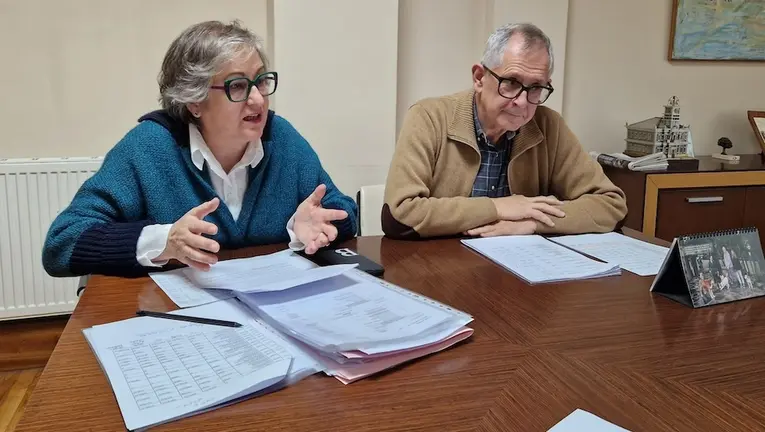 Belen Lendoiro e Evencio Ferrero alcalde de Carballo
