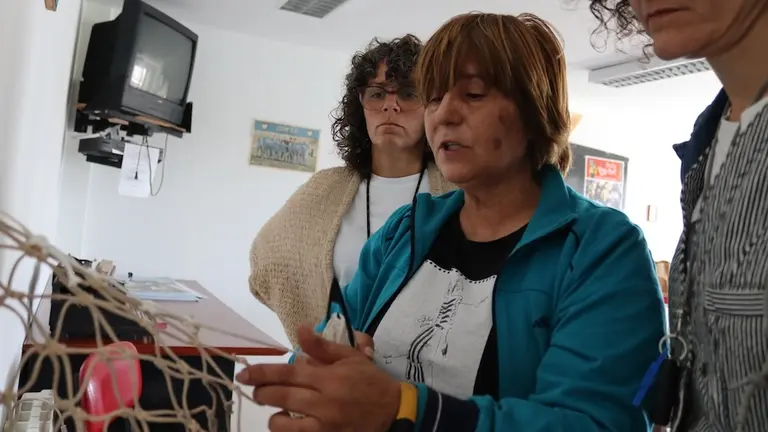 Rosa Redeira Corme coa Fundacion erguete