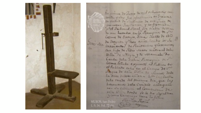 Muros 1846 axustizamento de Ginés Mato