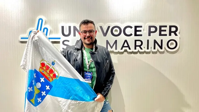 Christian Pensado no concurso Una voz per San Marino