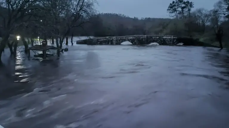 Xallas na Ponte De Brandomil.