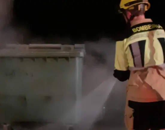 Incendio colector. Concello Laracha