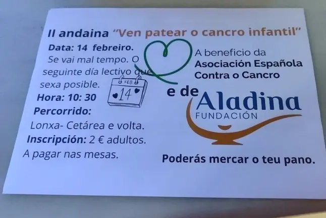 Andaina contra o cancro muxia hostaleria