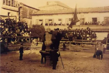 O Xuíz e os touros no Curro da Praza de Muros
