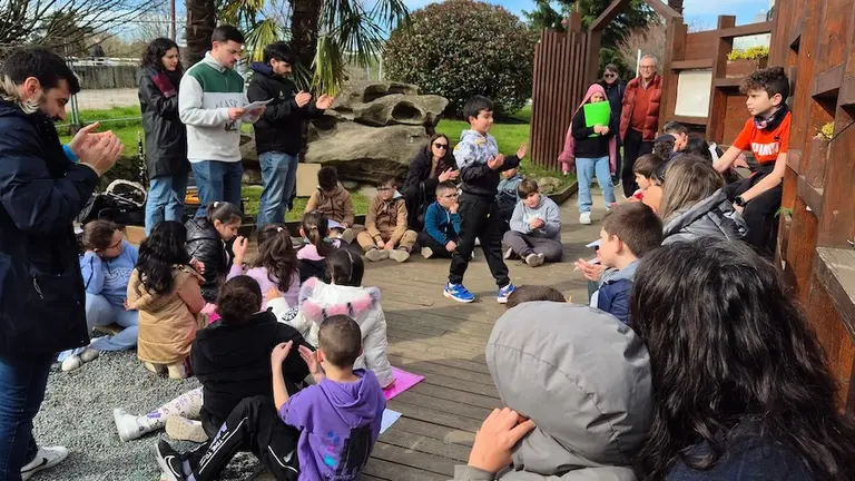 visita ao parque de Rosalia en Carbalo