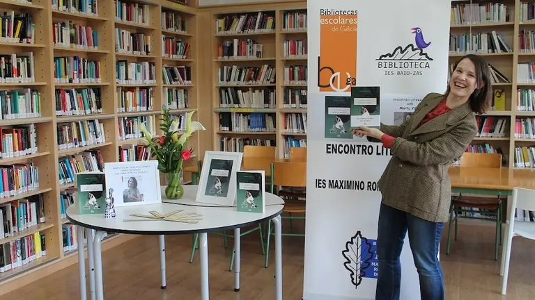 Marta Villar no Club de Lectura Baiolendo
