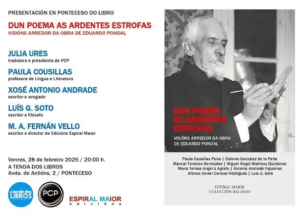 TARXETA Dun poema as ardentes estrofas PONTECESO