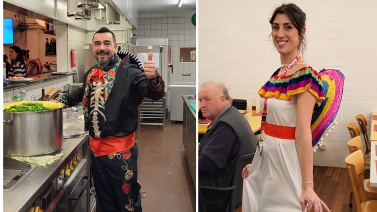 fermin lires e cristina gesto no Centro de Lyss