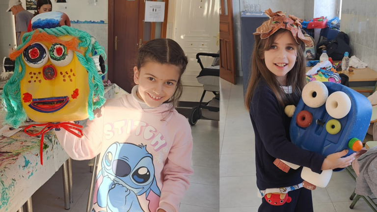 Mascaras de Entroido no Pindo con Sven