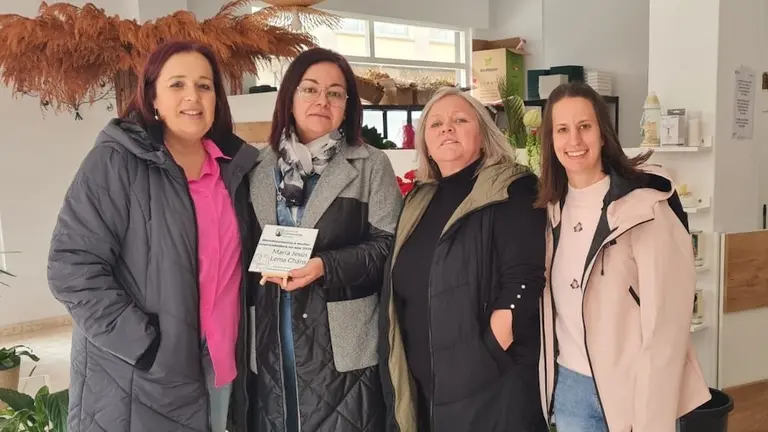 María Jesús Lema homenaxeada polo 8M en Camarinas