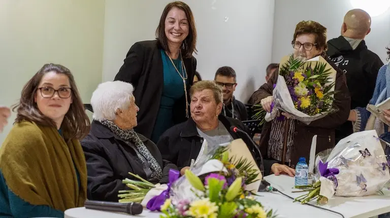 Alcaldesa de Muros na Homenaxe polo 8M as maiore