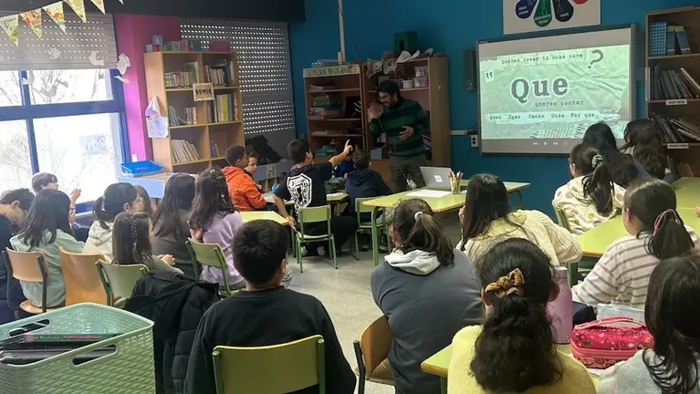 Ubaldo QPC no cole de Corcubion