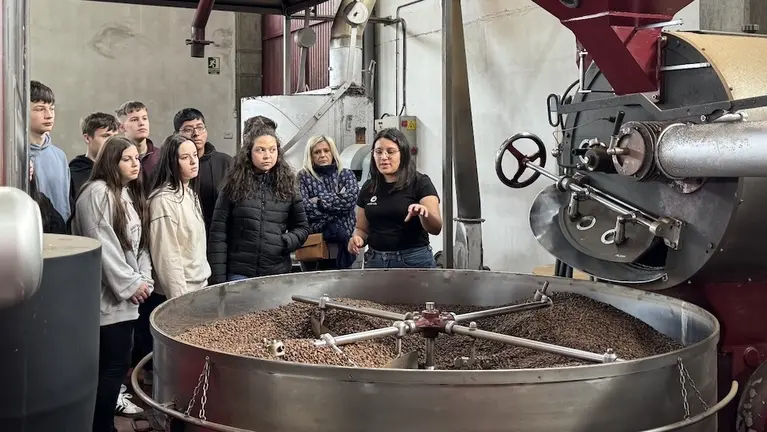 Cafes Luas do Poligono de Bertoa espallando a cultura emprendodra con Axober