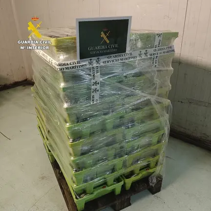 Sardina decomisada en Corcubion