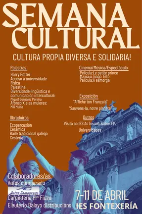 cartel semana cultural IES Fontexeria Muros